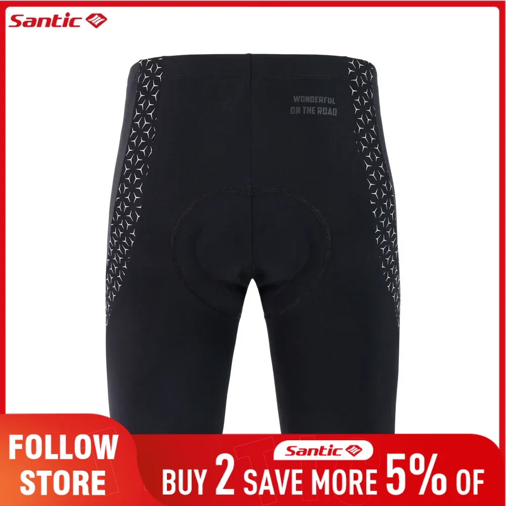 Cycling Commuter Trousers - Santic Heren Fietsbroek Zomer Ademend MTB/Racefiets