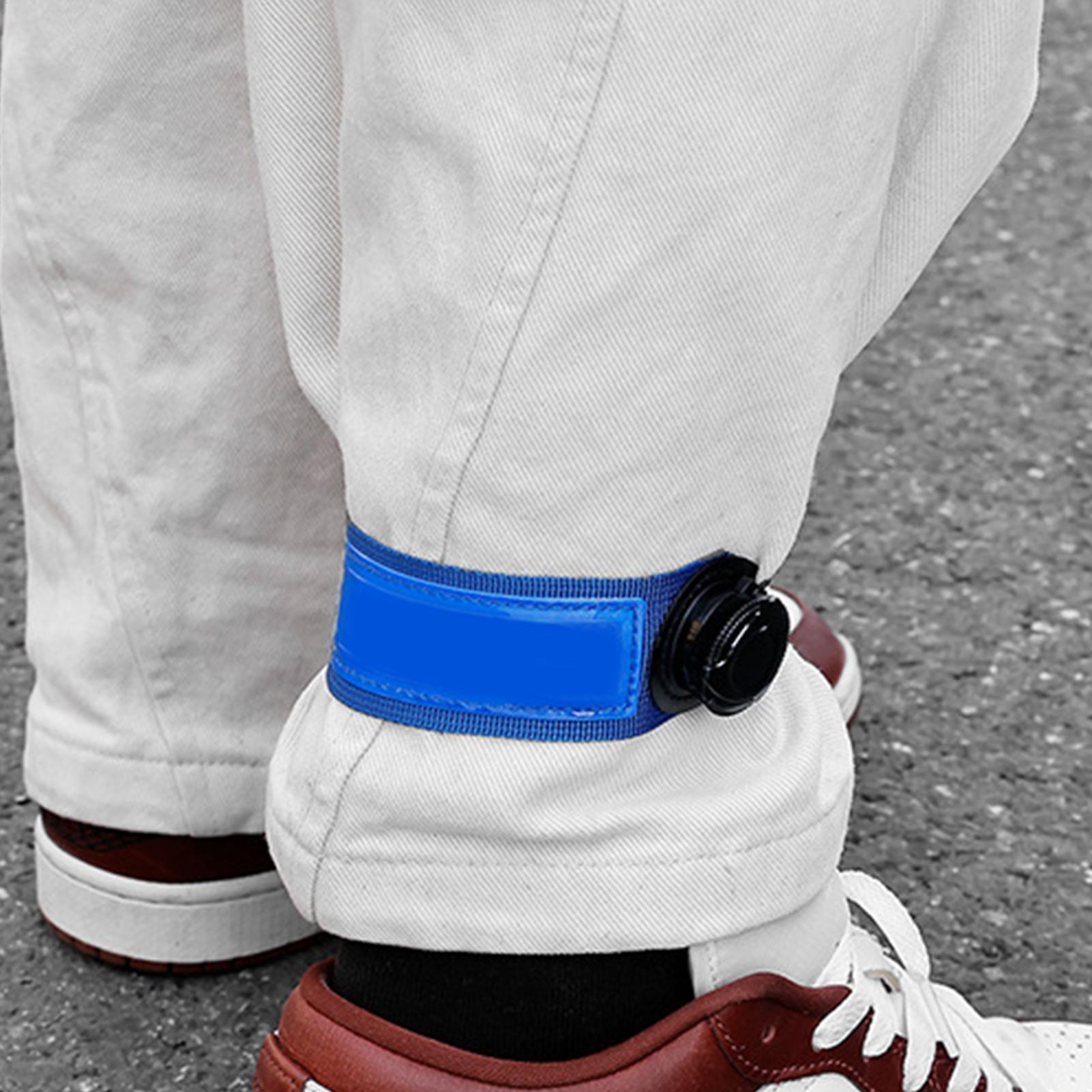 Cycling Commute Pants - Reflecterende enkelband voor nachtfietsen, comfortabele verstelbare