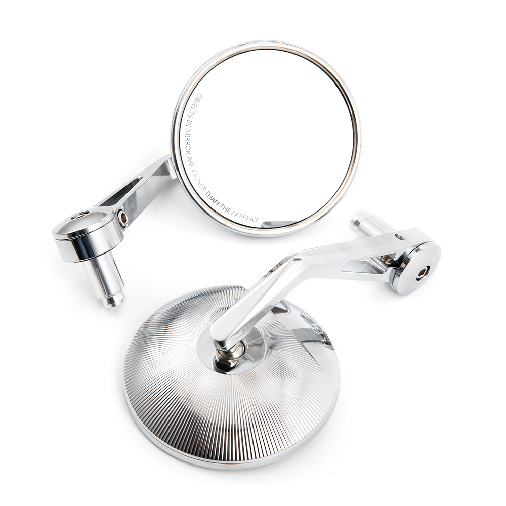 Mirror Handlebar Convex - Evomosa Motorcycle Chrome Convex 7/8 ''22mm