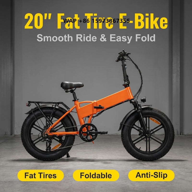 Cycling Commute - Draagbare opvouwbare 20 inch elektrische mountainbike