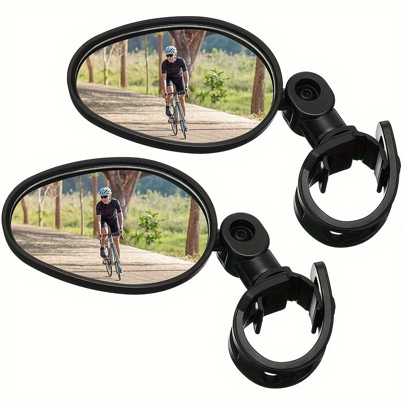 Mirror Handlebar Convex - 1/2 stuks fietsspiegels, acryl bolle ovale