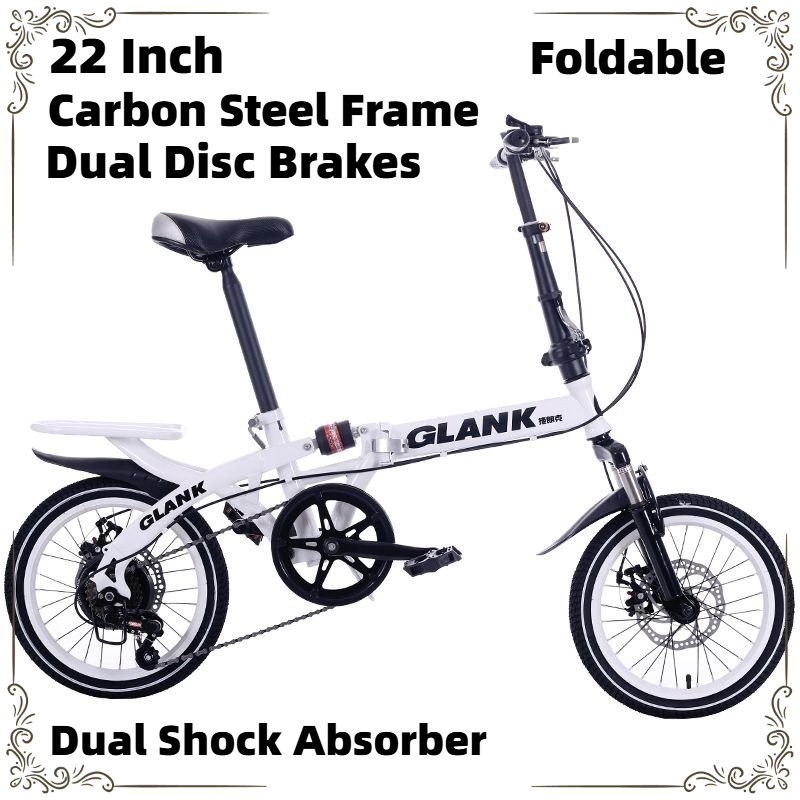 Cycling Commute Speed - 22 inch opvouwbare mini-forensfiets met variabele