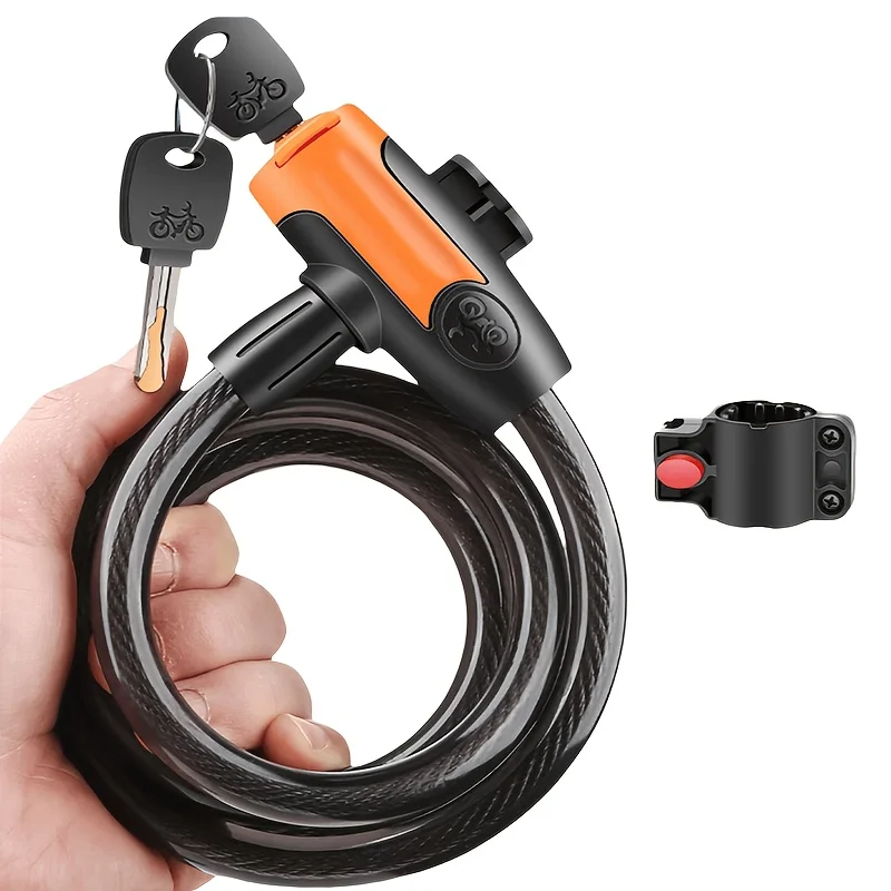 Cable Lock Flexible - 1SET Anti-Cut PVC-gecoate stalen kabel fietsslot