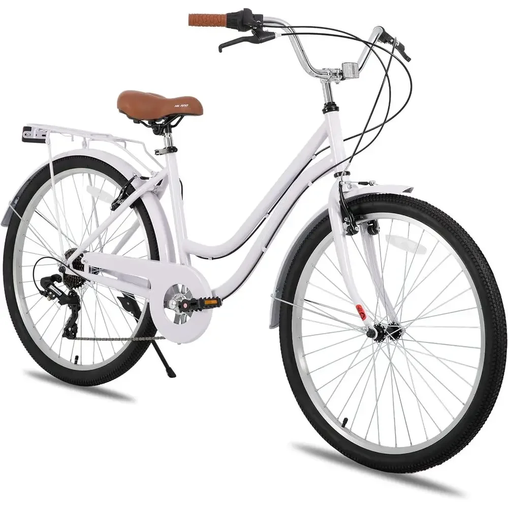 Cycling Commute Speed - 26 inch 7-versnellings step-through cruiserfiets met