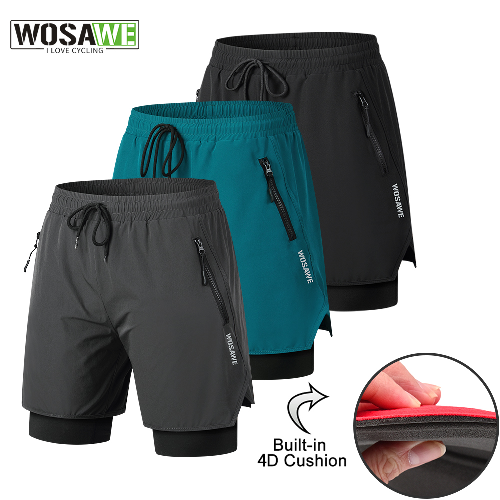 Cycling Commuter Pants - WOSAWE MTB Shorts Zomer Heren Fietsbroek