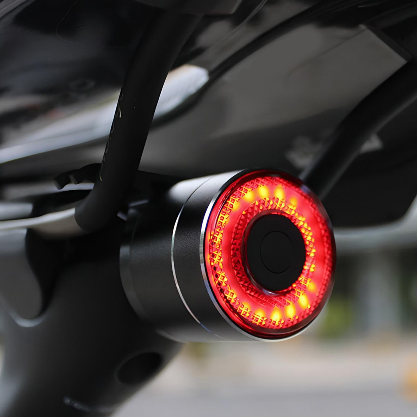 Commuting With Road Bike - Fietsachterlicht Smart Bike Tail Sensing Light