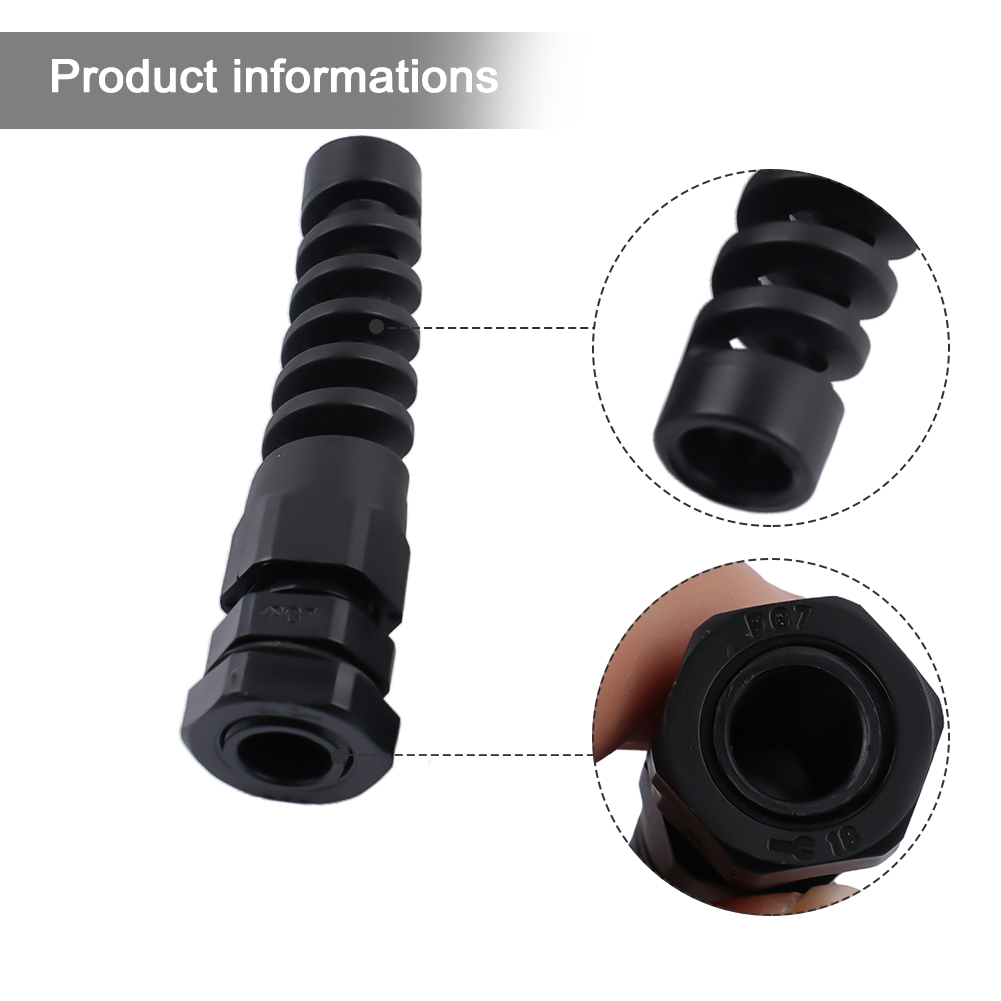 Cable Lock Flexible - 5Pc Pg7/Pg9 M16/Pg11 Zachte Draad Kabel