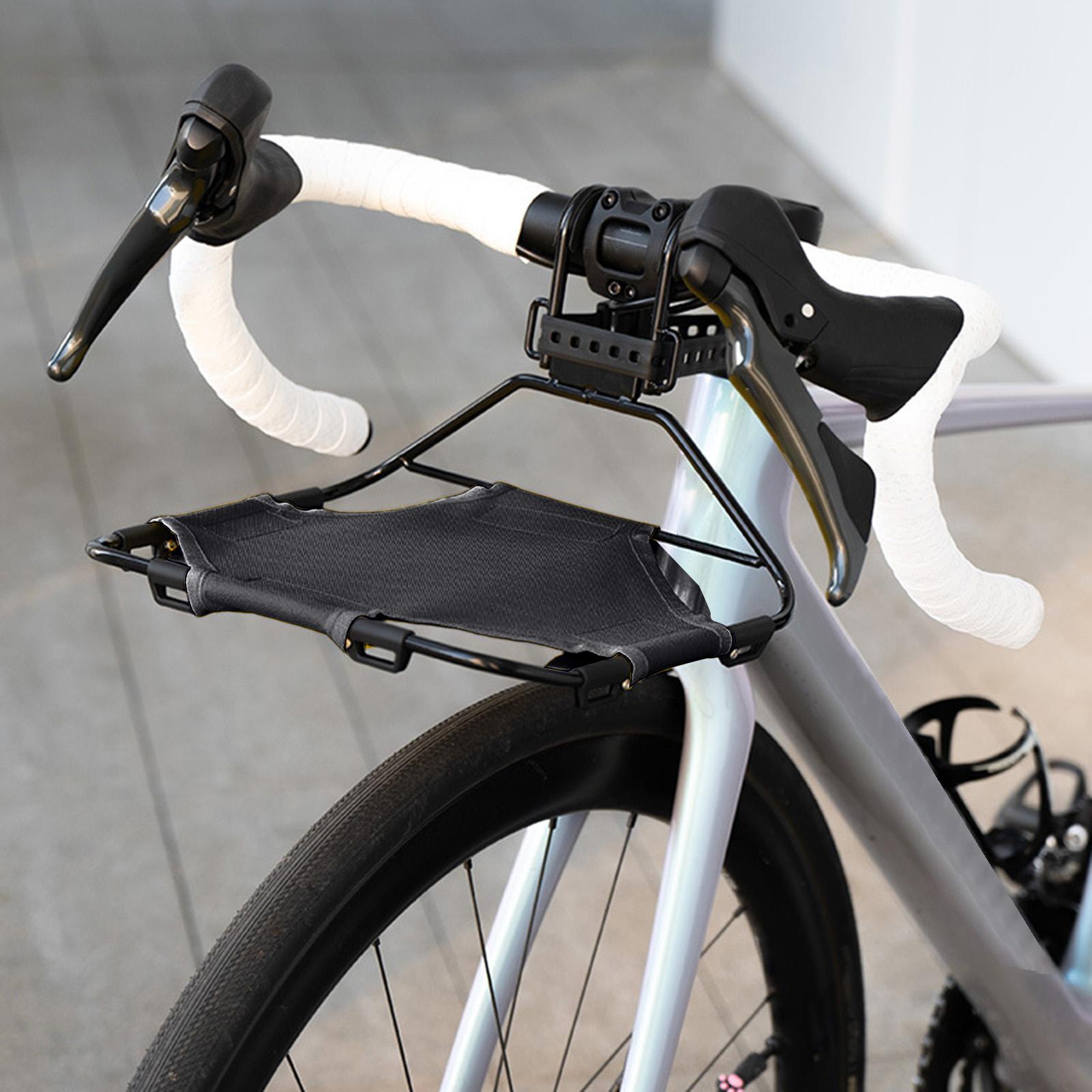 Cycling Commute Distance - Afneembare lichtgewicht fietsvoordrager, stuurhouder, fietsopbergdrager voor