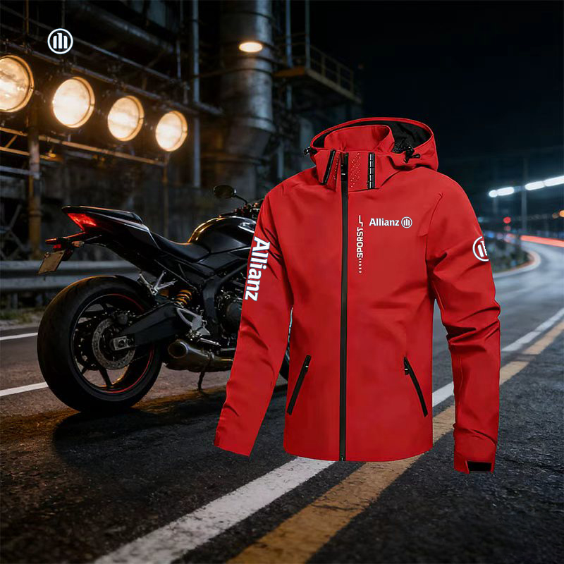 Cycling Rain Jacket Commute - 2026 Allianz Logo Heren Outdoor Casual