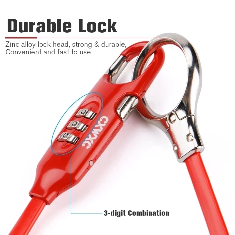 Fiets Draagbaar Wachtwoord Slo - Cable Lock Flexible recensie en prijs