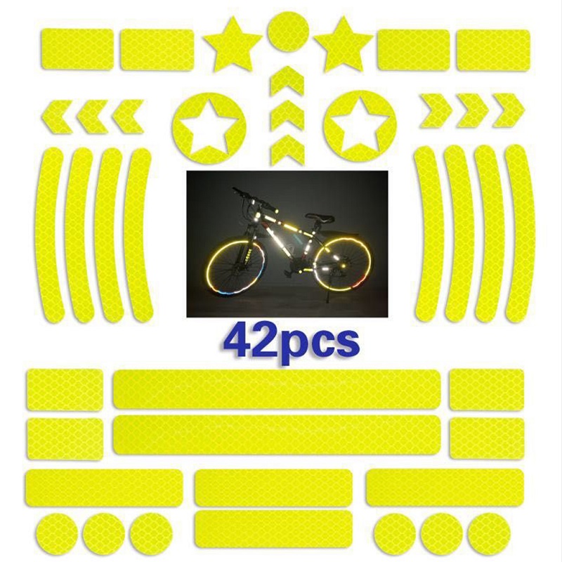 42 Stks/set Zelfklevende Refle - Spoke Reflector Set recensie en prijs
