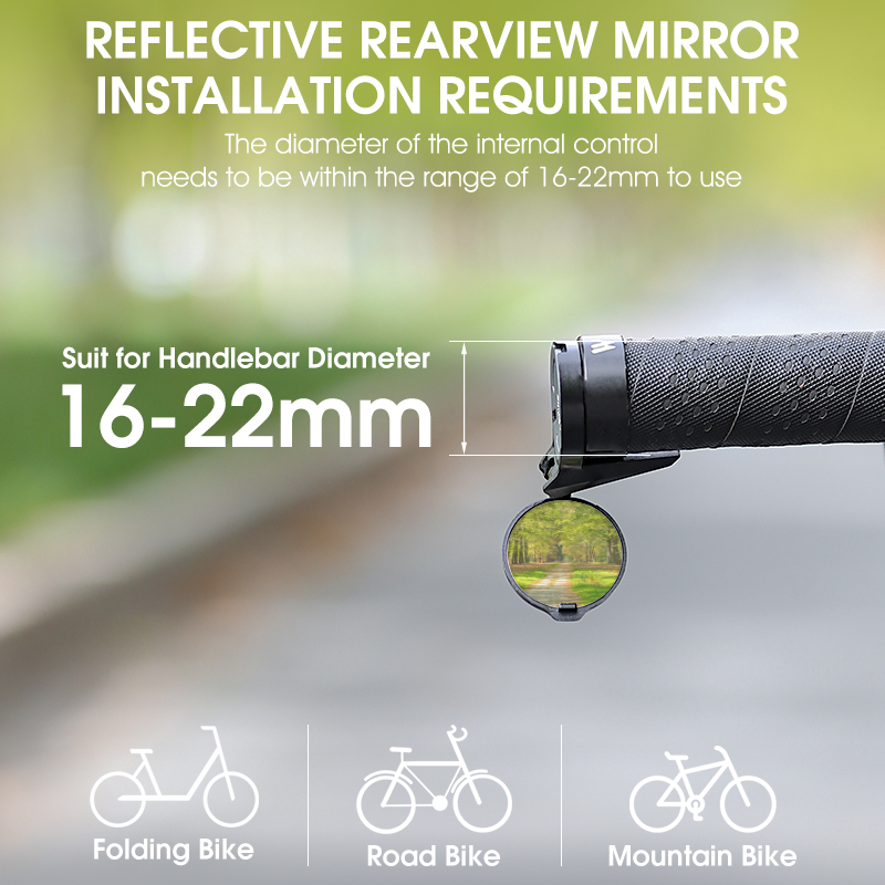 WEST BIKING HD Fiets achteruit - Mirror Handlebar Convex recensie en prijs