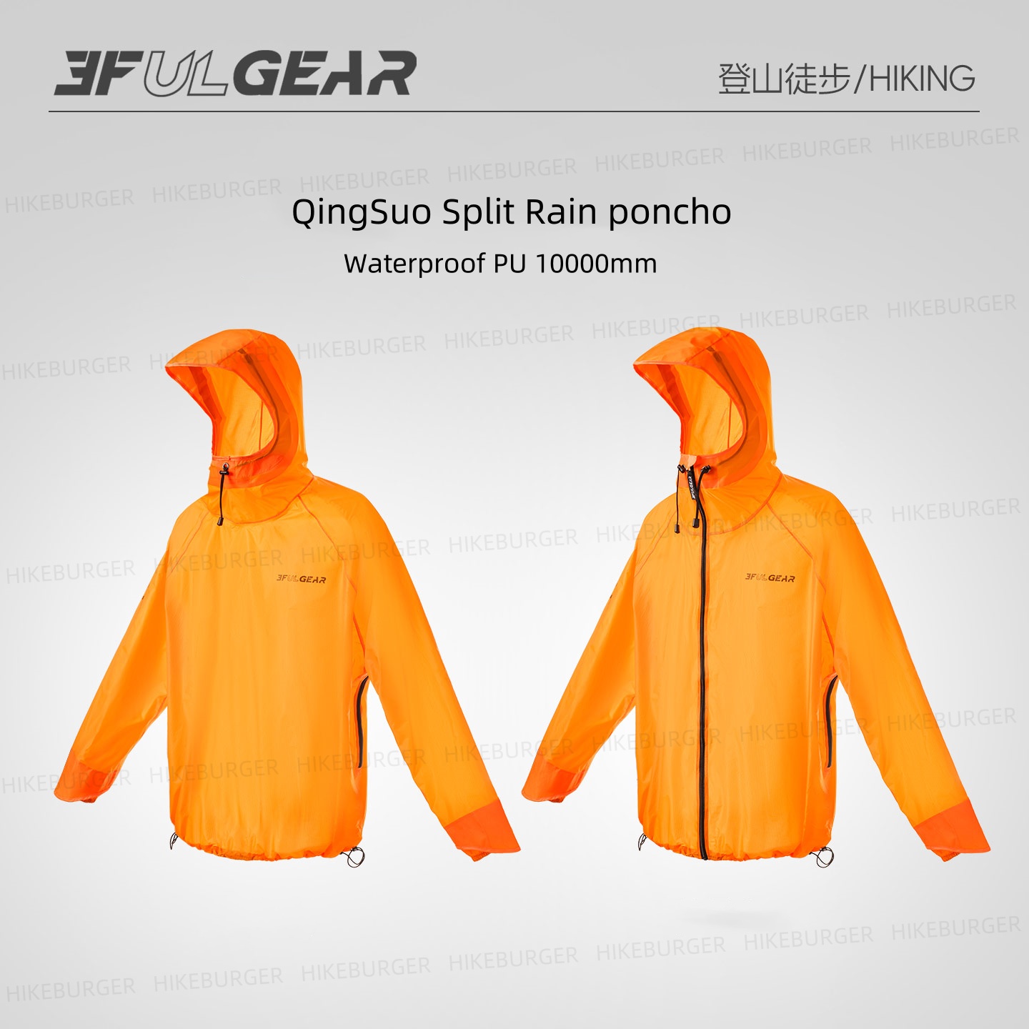 3F UL GEAR QingSuo Spilt Regen - Cycling Rain Jacket Commute recensie en prijs