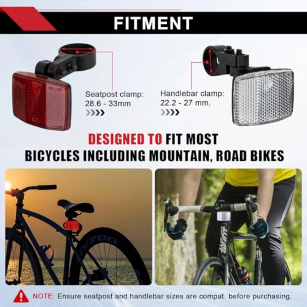 8-delige fietsreflectorenset v - Spoke Reflector Set recensie en prijs