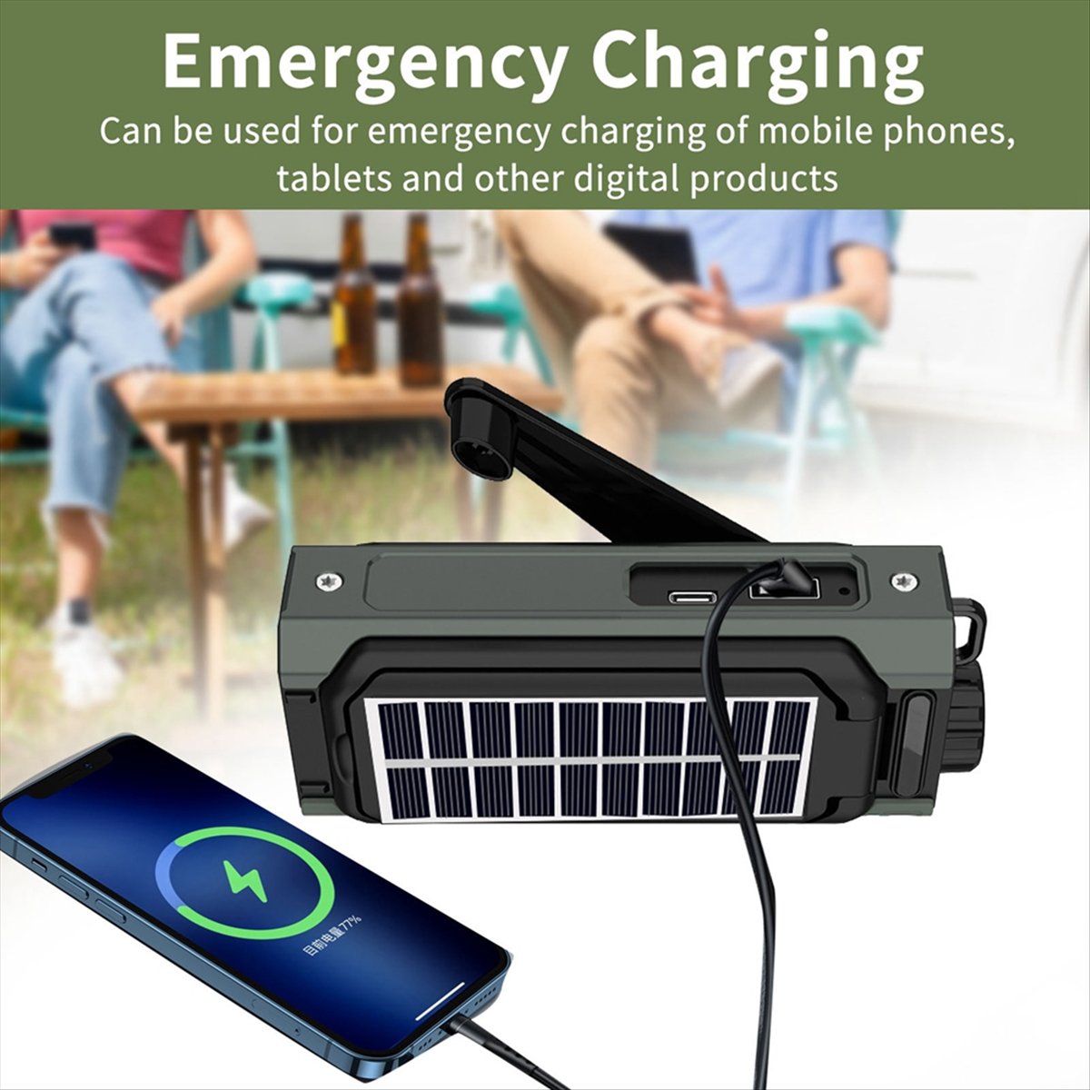 A26Z draagbare zonne-energi ra - Usb Charger Dynamo recensie en prijs