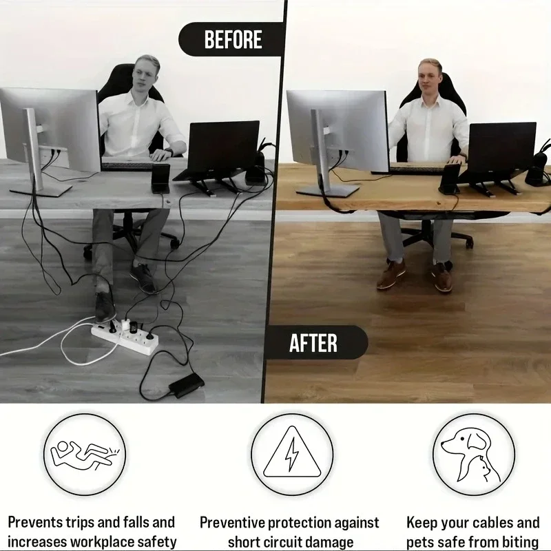 8-gaats netwerkzak onder burea - Cable Lock Flexible recensie en prijs