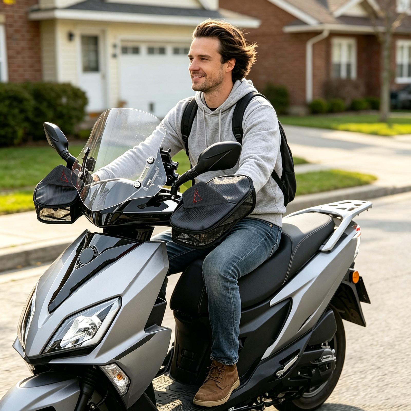 Stuurmoffen Ademende mesh-hand - Cycling Commute Distance recensie en prijs