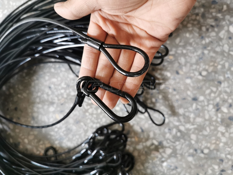 10 stks/partij Zwart 3mm * 70  - Cable Lock Flexible recensie en prijs