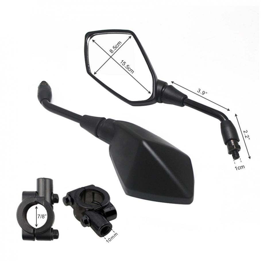 2 Stuks Universele Motorfiets  - Mirror Handlebar Convex recensie en prijs