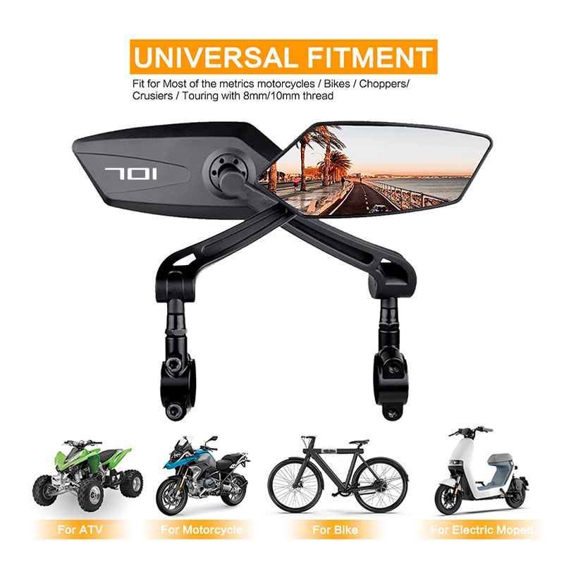 Motorfiets Stuur Spiegel Vouwe - Mirror Handlebar Convex recensie en prijs